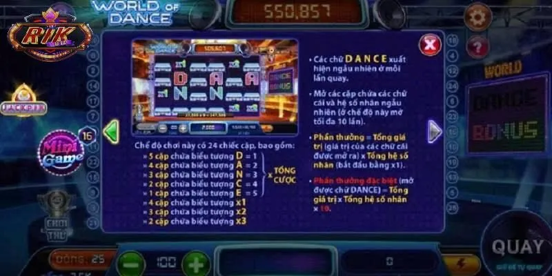 Tổng quan về world of dance rikvip